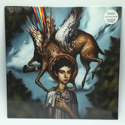 Circa Survive - Blue Sky Noise - Remastered - Transparent Blue with Blue, Yellow, & Red splatter Vinyl Record