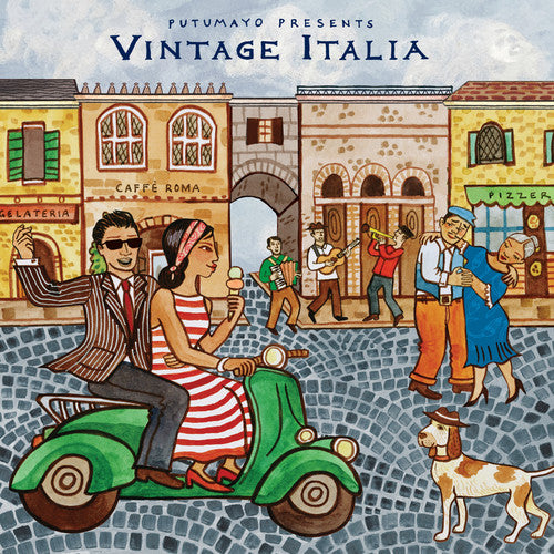 the album cover for Putumayo Presents - Vintage Italia