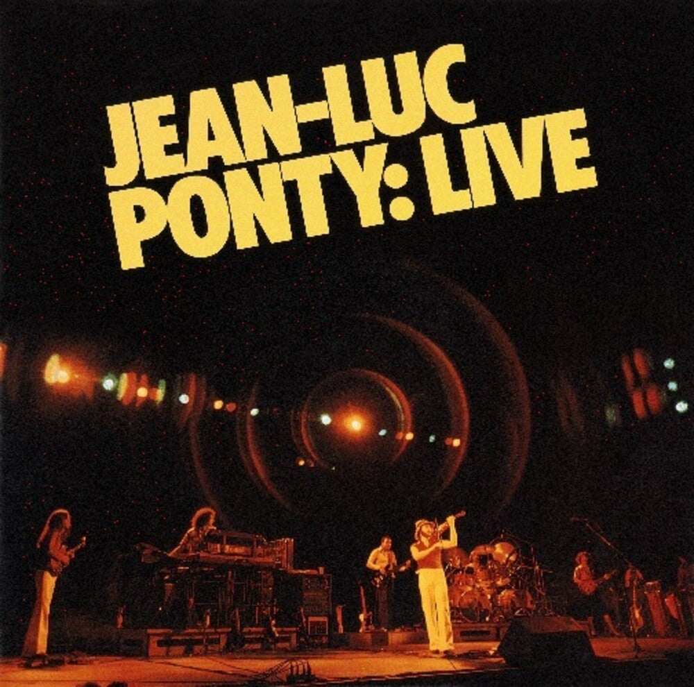 the album cover for Jean-Luc Ponty - Live