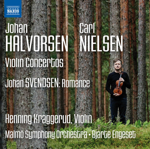 the album cover for Halvorsen / Svendsen / Kraggerud - Violin Concertos