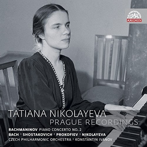 the album cover for Tatiana Nikolayeva - Tatiana Nikolayeva: Prague Recordings