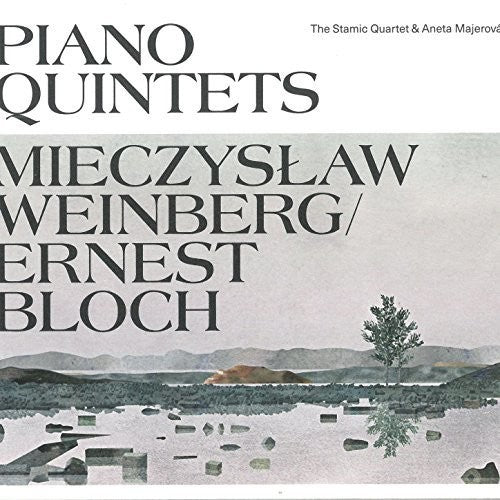 the album cover for Aneta Majerová - Weinberg & Bloch: Piano Quintets