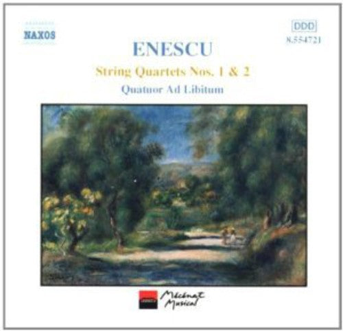 Enescu / Quatuor Ad Libitum - String Quartets 1 & 2 - Music CD