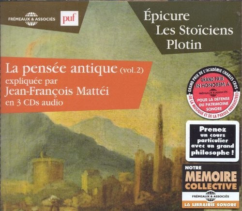 Plotinus / Mattei,jean-francois - V2: La Pensee Antique - Music CD
