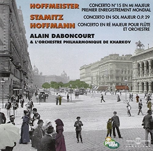 the album cover for Hoffmeister / Hoffmann / Daboncourt - Concertos