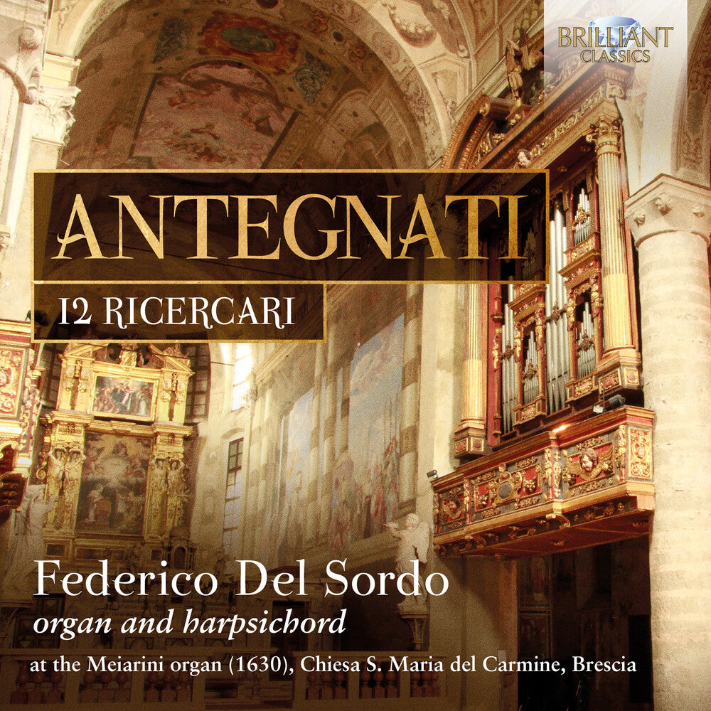 the album cover for Federico del Sordo - 12 Ricercari