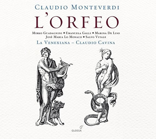 Monteverdi / Guadagnini / Galli / Monaco / Vitale - Claudio Monteverdi: L'orfeo - Music CD
