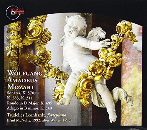 the album cover for Mozart / Leonhardt - Mozart: Works for Fortepiano