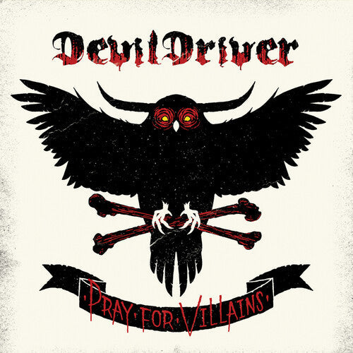 DevilDriver - Pray For Villains (White, Red & Black Splatter) rocktober 2018 Exclusive) Vinyl Record