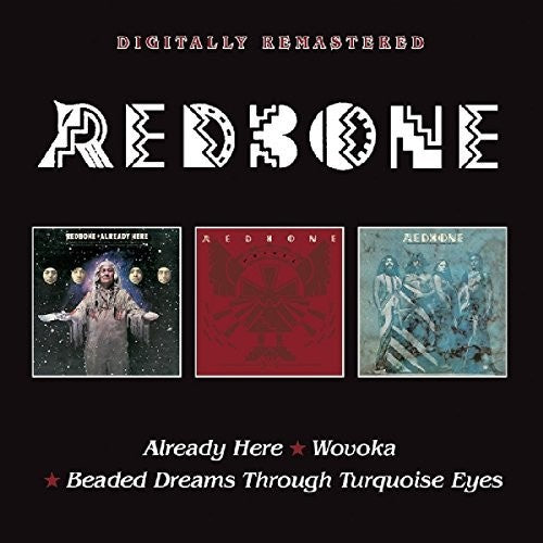 the album cover for Redbone - Already Here / Wovoka / Beaded Dreams Through