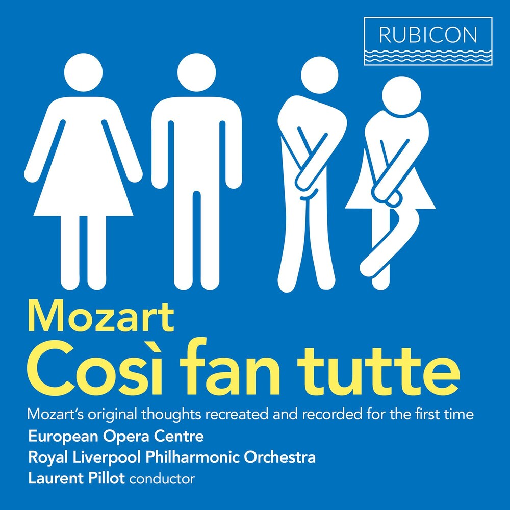 the album cover for European Opera Centre - Mozart: Cosi Fan Tutte (ed. Ian Woodfield)