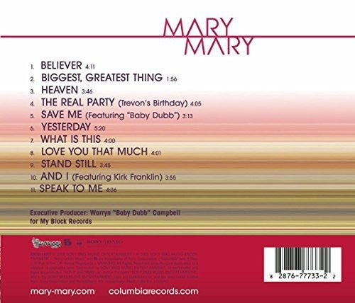 Mary Mary Music CD