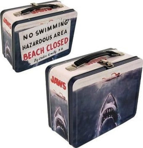 Jaws - Beach Closed -Tin Lunch Box - Novelties