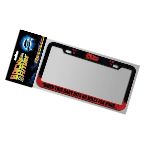 Back To The Future - 88 Mph License Plate Frame - Back To The Future - 88 Mph License Plate Frame - Novelties