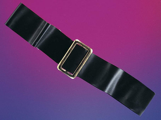 Gold & Black Rubie's Costume Co 2" Vinyl Belt