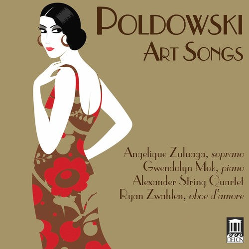 the album cover for Poldowski / Aubert / Debussy / Hahn / Zuluaga - Poldowski - Art Songs