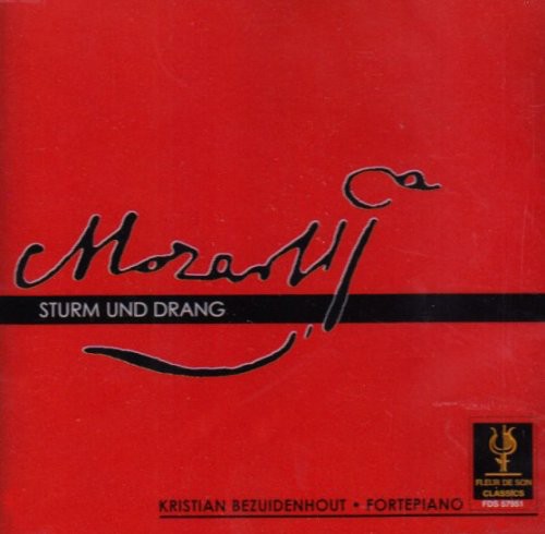 the album cover for Kristian Bezuidenhout - Sturm Und Drang: Fantasies / Sonatas / Adagio