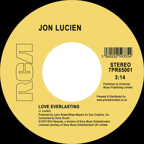 Jon Lucien - Lady Love / Love Everlasting Vinyl Record