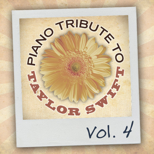 Piano Tribute to Taylor Swift, Vol. 4 Music CD