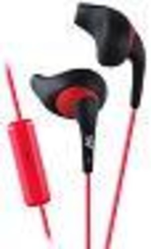 Jvc Haenr15b Gumy Sport Secure Fit Earbuds Blk/red - Jvc Haenr15b Gumy Sport Secure Fit Earbuds Blk/red - Headphones