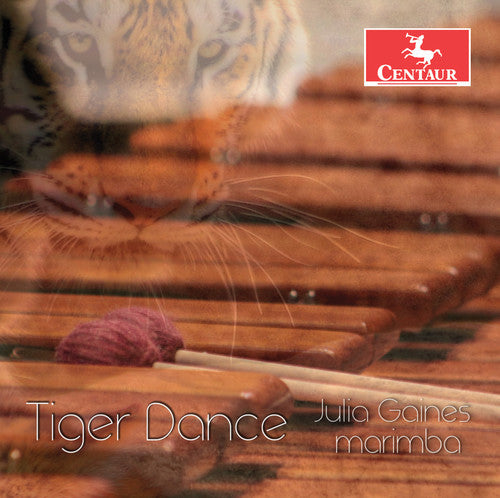 the album cover for Julia Gaines - Tiger Dance
