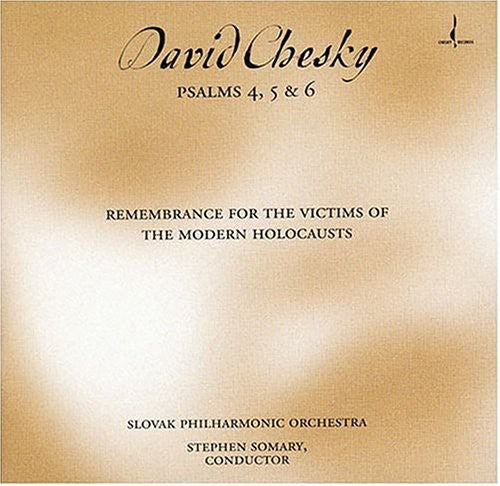 the album cover for David Chesky - Psalms 4 5 & 6