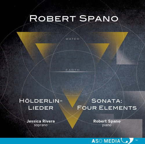 the album cover for Spano / Rivera - Robert Spano: Holderlin-Lieder & Sontata