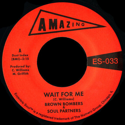 Brown Bombers & Soul Partners - Wait For Me / Just Fun Vinyl Record