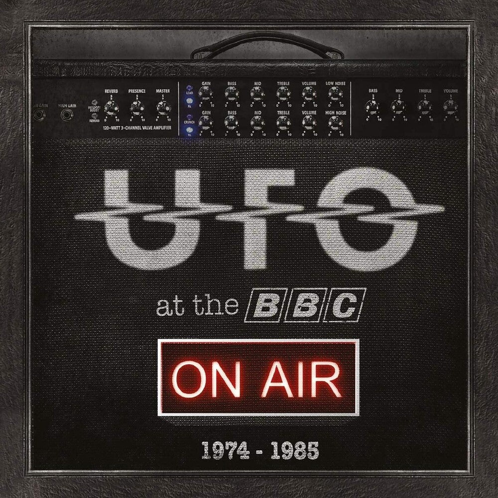 the album cover for UFO - At The Bbc: On Air 1974-1985