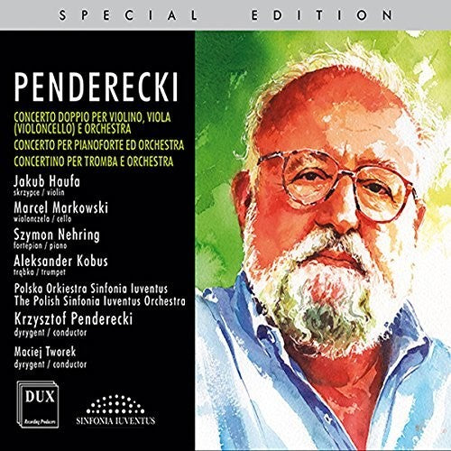 the album cover for Penderecki / Tworek - Krzysztof Penderecki: Concerto Doppio per Violino, Viola e Orchestra