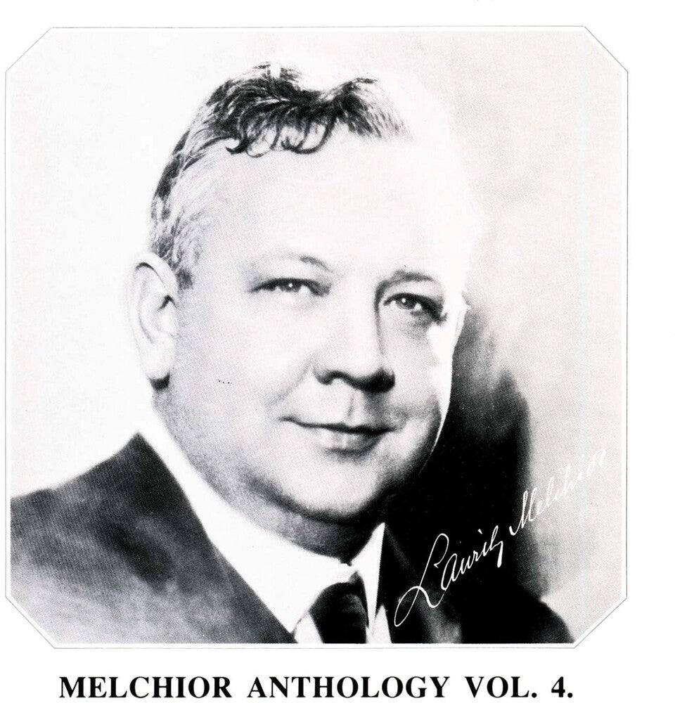 the album cover for Wagner / Lauritz Melchior - V4: Melchior Anpology