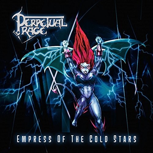 the album cover for Perpetual Rage - Empress Of The Cold Stars