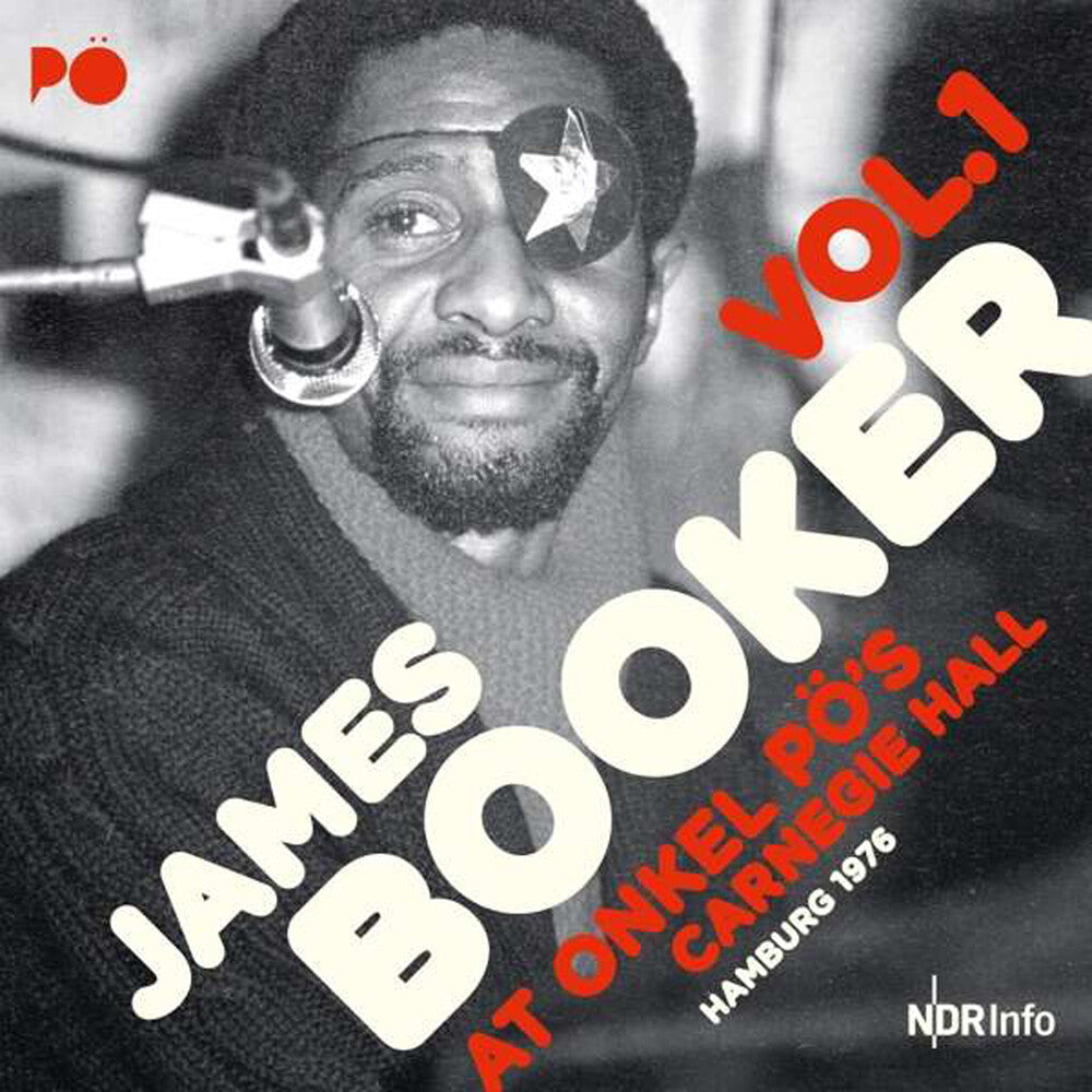 the album cover for James Booker - At Onkel Po's Carnegie Hall Hamburg 1976 1