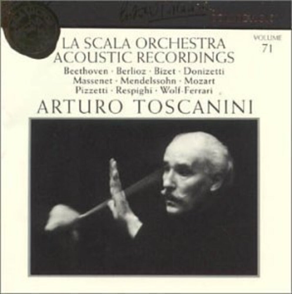 the album cover for Mozart / Toscanini / Milan Teatro Alla Scala Orch - Toscanini Collection 71