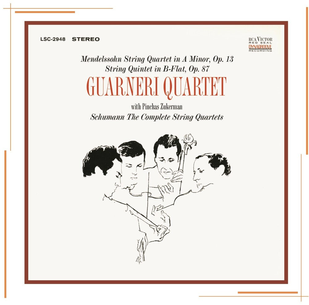 the album cover for Mendelssohn / Guarneri Quartet - String