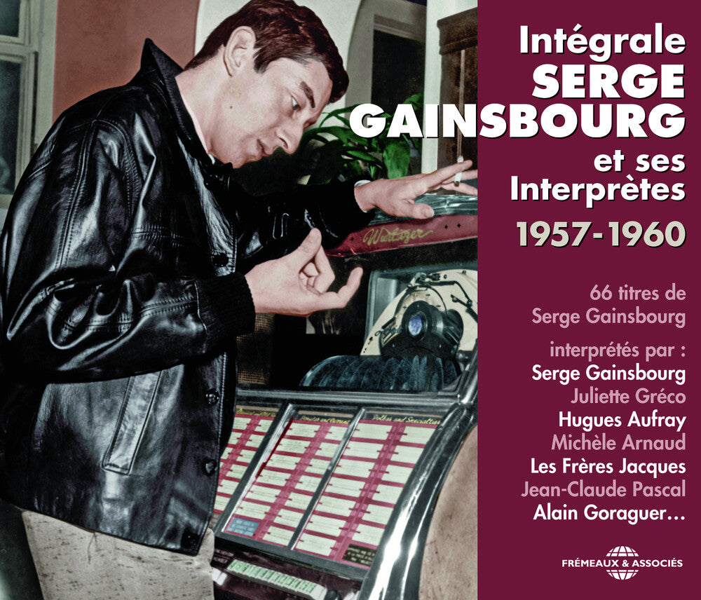 the album cover for Gainsbourg; Greco; Aufray; Arnaud; Les Freres Jacq - Gainsbourg & Ses Interpretes 1