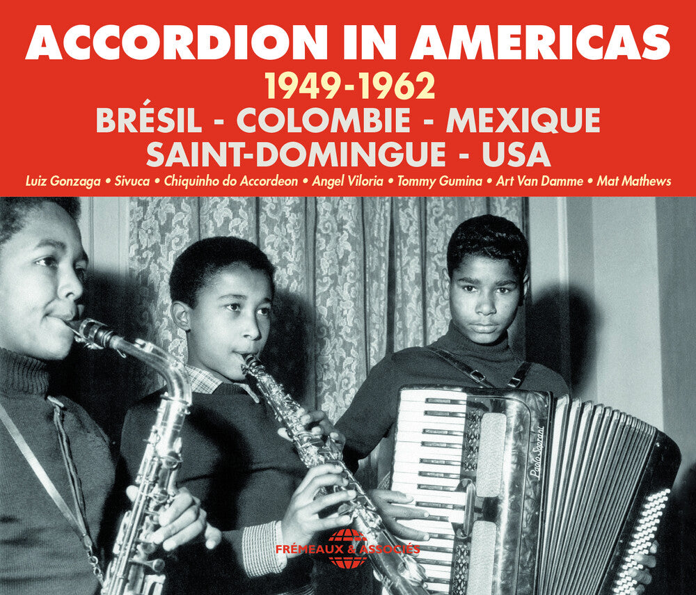 the album cover for Gonzaga; Sivuca; Chiquinho Do Accordeon; Viloria; - Accordion In Americas: 1949-62