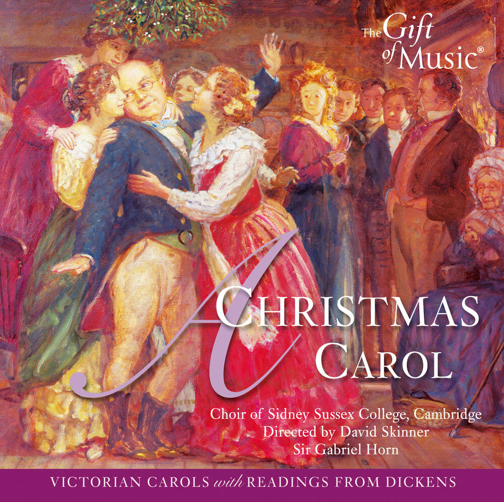the album cover for Choir Of Sidney Sussex College Cambridge; Sutton; - Christmas Carol: Victorian Car