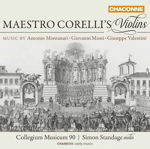the album cover for Simon Standage - Maestro Corelli's Violins