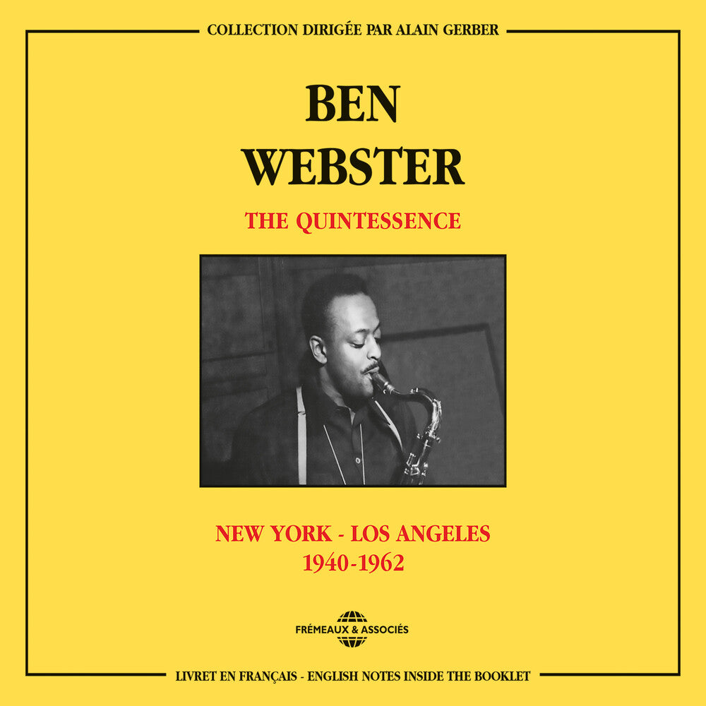 the album cover for Ben Webster - New York - Los Angeles 1940-62