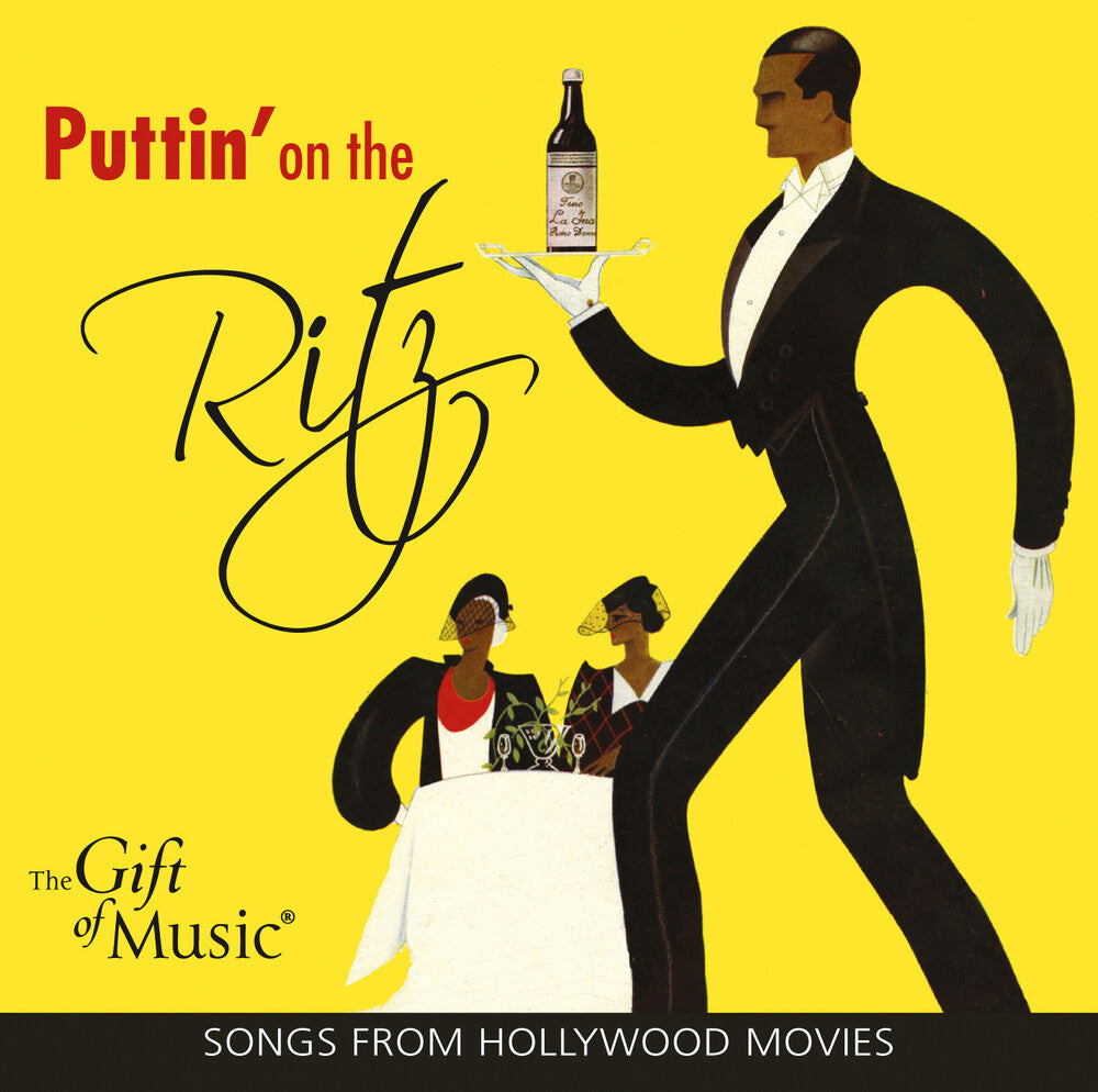 the album cover for Astaire; Dietrich; West; Powell; Rogers - Puttin' On The Ritz
