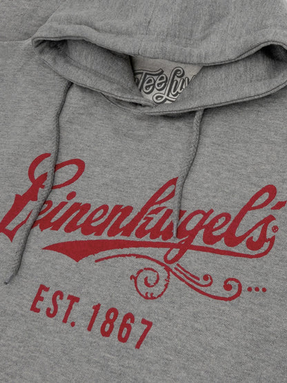Leinenkugel's Beer Logo Pullover Hooded Sweatshirt Hoodie Officially Licensed - Gray