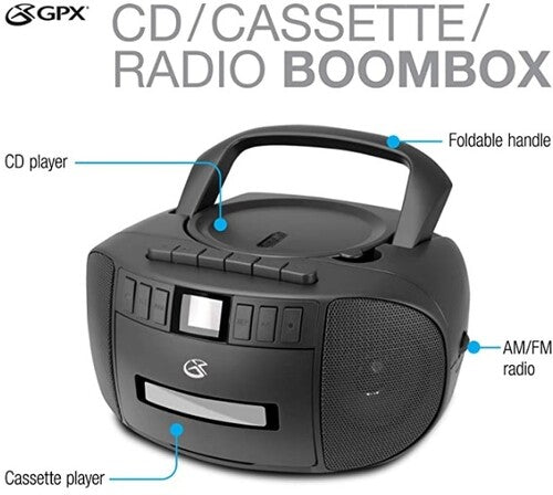 Ilive Bca209b Boombox Cd Cassette Am Fm Black - Ilive Bca209b Boombox Cd Cassette Am Fm Black - Speakers
