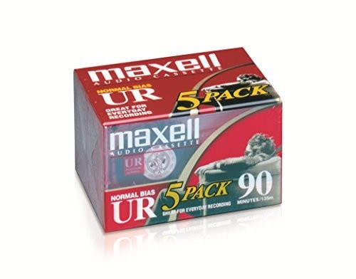 Maxell 108562 Ur-90 Audio Cassettes 90 Min 5 Pack - Maxell 108562 Ur-90 Audio Cassettes 90 Min 5 Pack - Audio Cassette