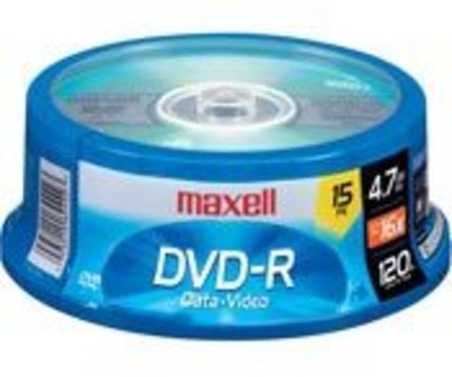 Maxell 638006 Dvd-r Dvd Recordable 120 Min 15 Pk - Maxell 638006 Dvd-r Dvd Recordable 120 Min 15 Pk
