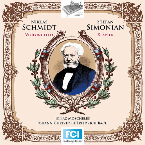 the album cover for Niklas Schmidt - Ten Preludes & J.c.f. Bach: Sonata For Cello
