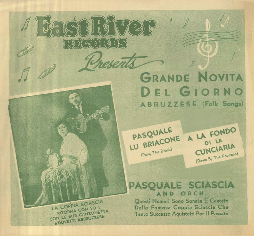 the album cover for Coppia Sciascia - Italian Folk Songs from Abruzzo 1927-1930