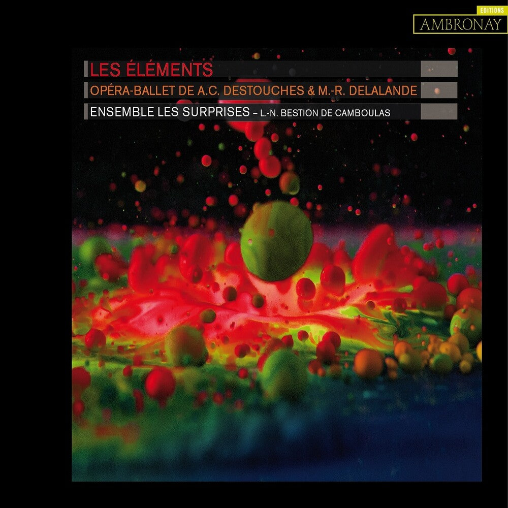 the album cover for Ensemble Les Surprises - Les Elements