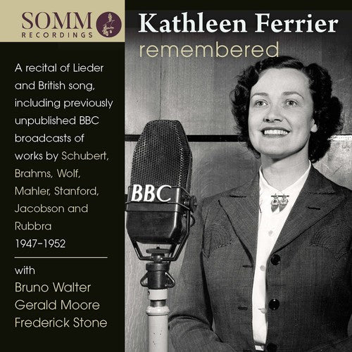 the album cover for KATHLEEN FERRIER - Kathleen Ferrier Remembered