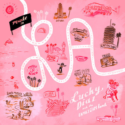 the album cover for Lucky Diaz - Made In La